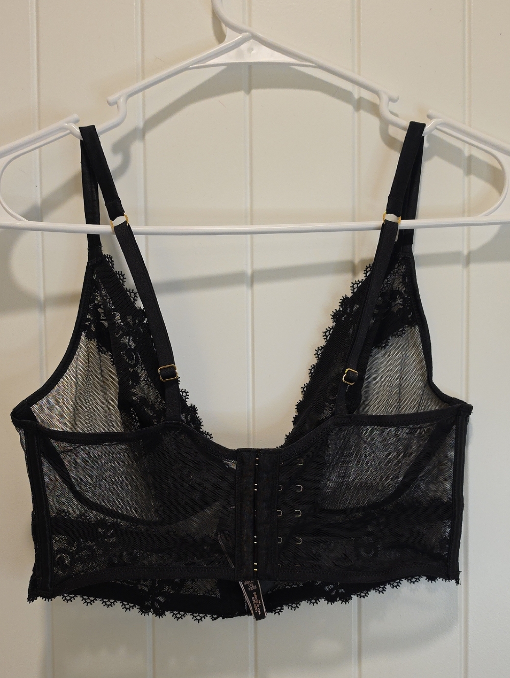 Victoria's Secret Sheer Lace Front-Close Bralette Size Medium - Picture 5 of 6